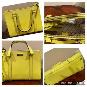 Brand New Kate Spade Canary Yellow Handbag